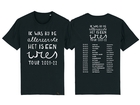 T-shirt Tour 2021-22 Zwart