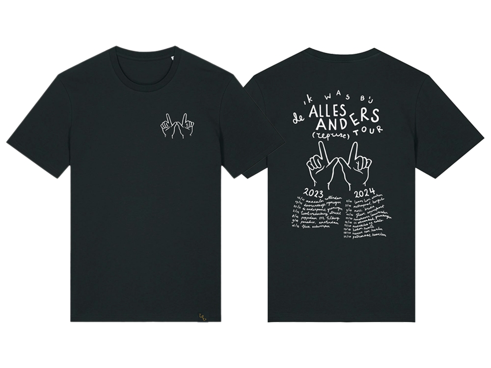 Alles Anders Tour T-shirt Zwart