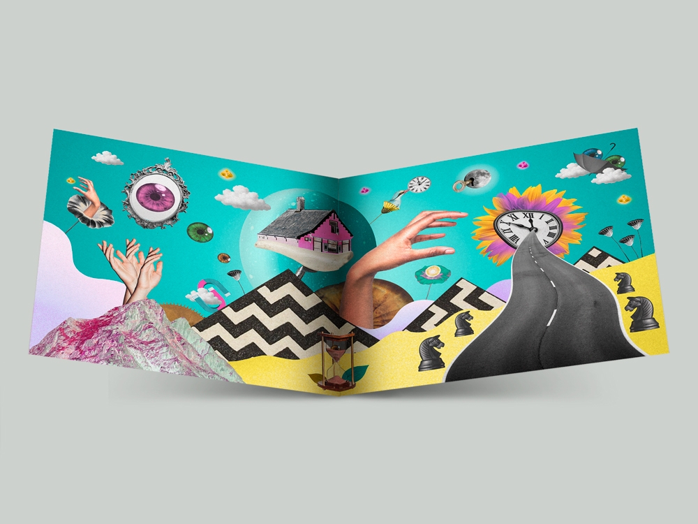 AH! Lichtblauw Vinyl